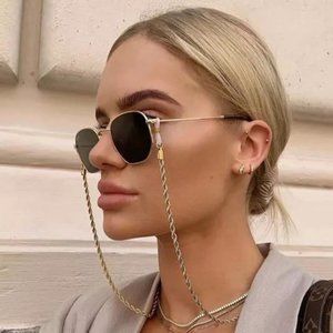 Chain for Womens Glasses, Reading/Sunglasses, COLOR SILVER